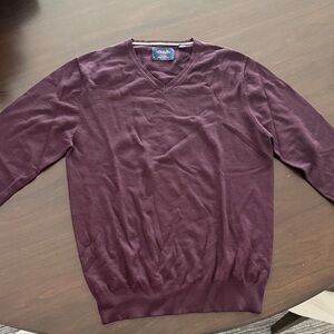 Charles Tyrwhitt Men's Merino Wool V-Neck Sweater